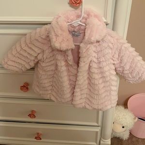 Pink Fur Coat